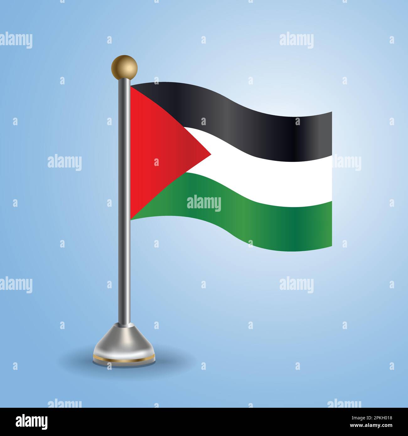 Palestine vector flag hi-res stock photography and images - Alamy