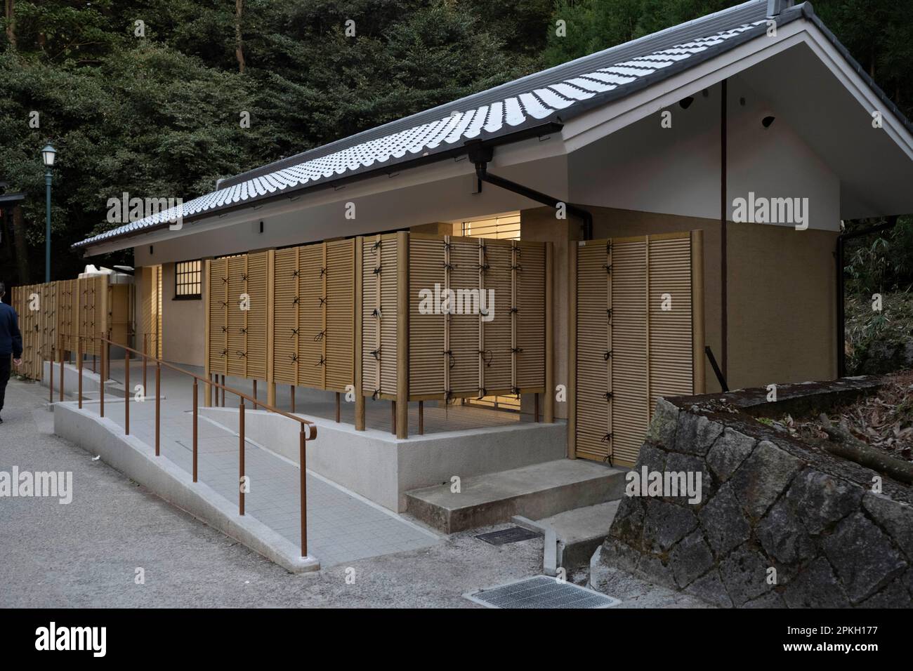 Kyoto, Japan. 6th Mar, 2023. A public restroom at Mt. Inari.Fushimi ...