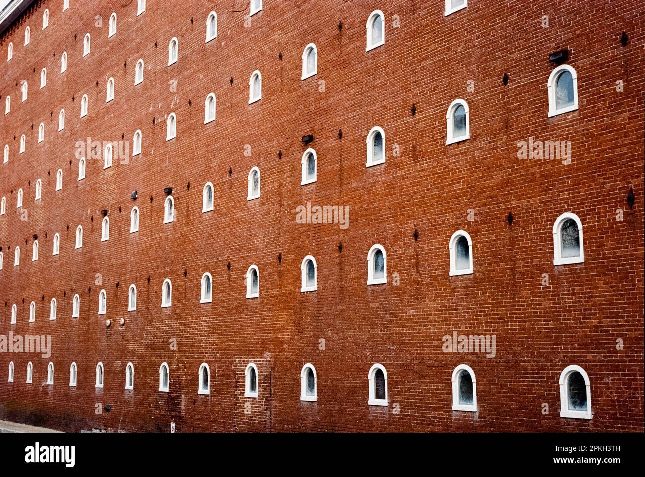 The brick boarding house that supported the Boott Textile Mills of