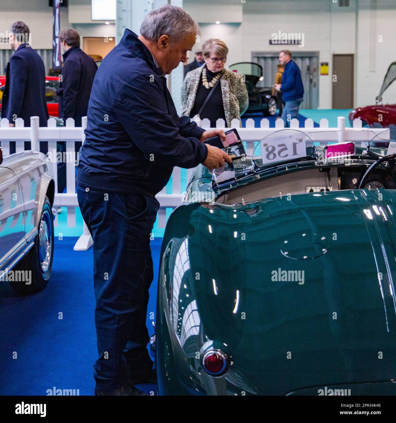 London Classic Car Show 2023 Stock Photo Alamy