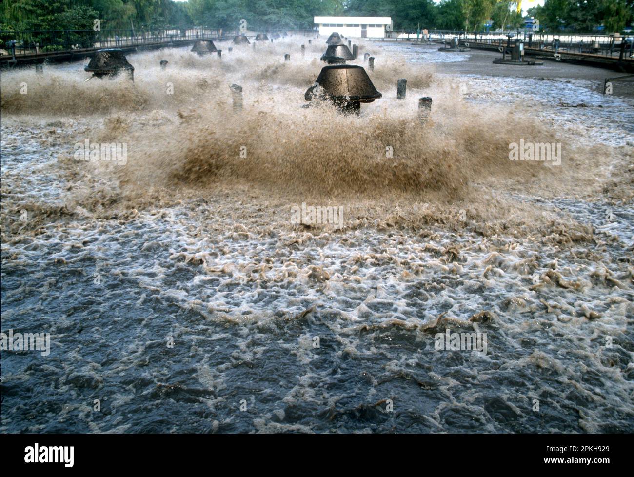 Sewage Treatment Plant at al-Aweer, Dubai Stock Photo - Alamy
