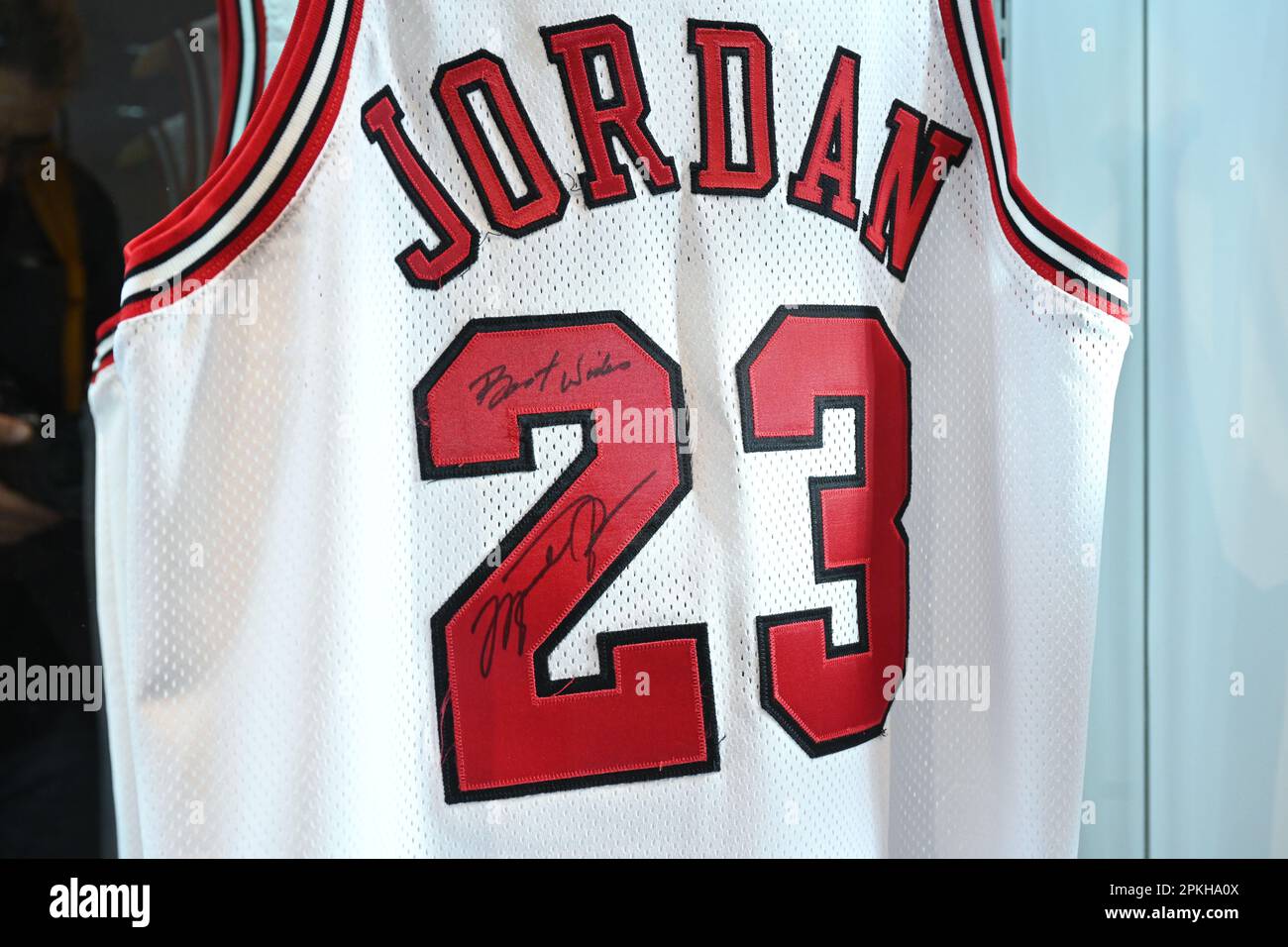 Michael Jordan 1998 'The Last Dance' Chicago Bulls Signed & Game Worn Jersey, Matched to 2 Games, VICTORIAM, PART II, 2023