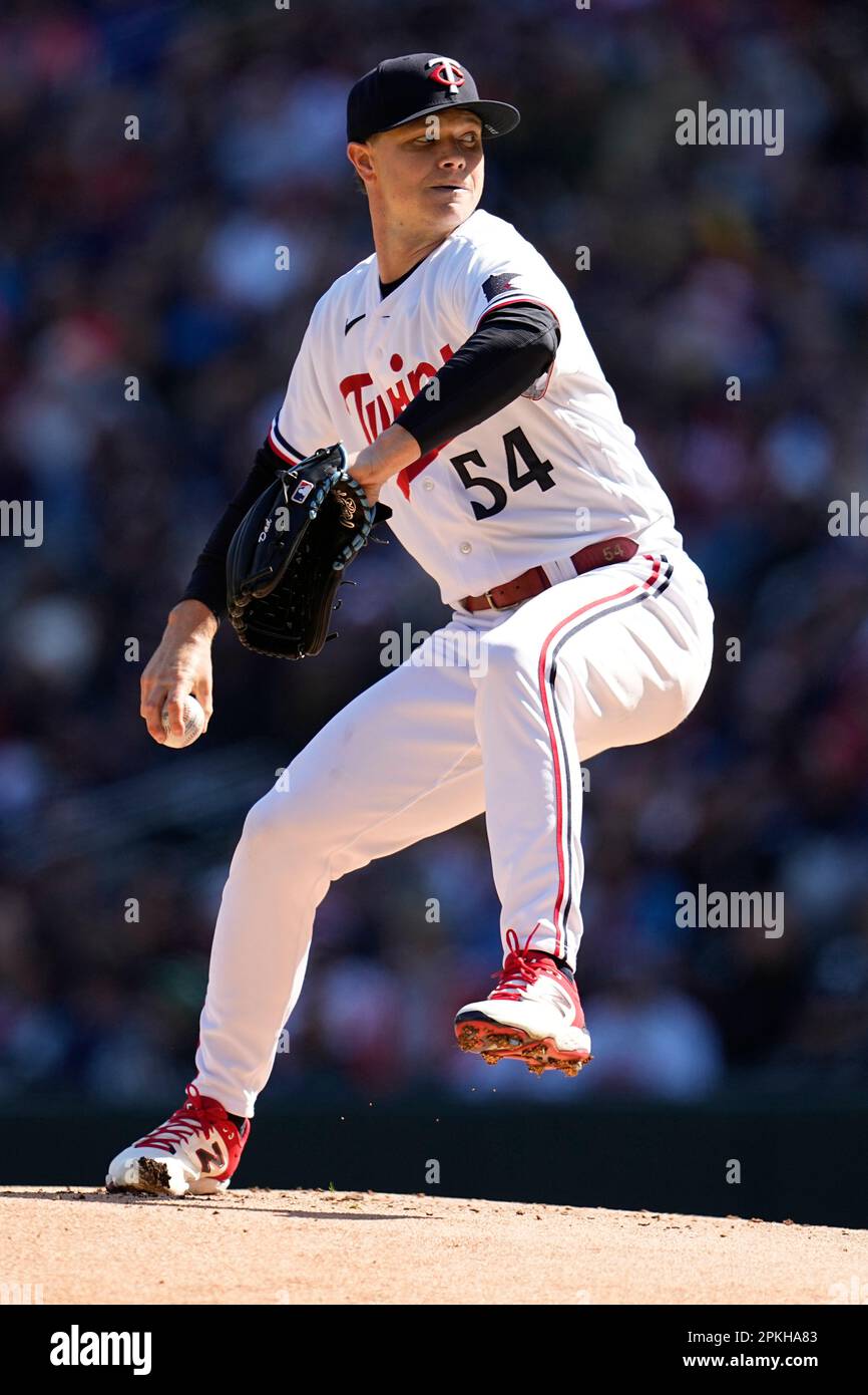 Minnesota Twins starting pitcher Sonny Gray winds up to deliver during
