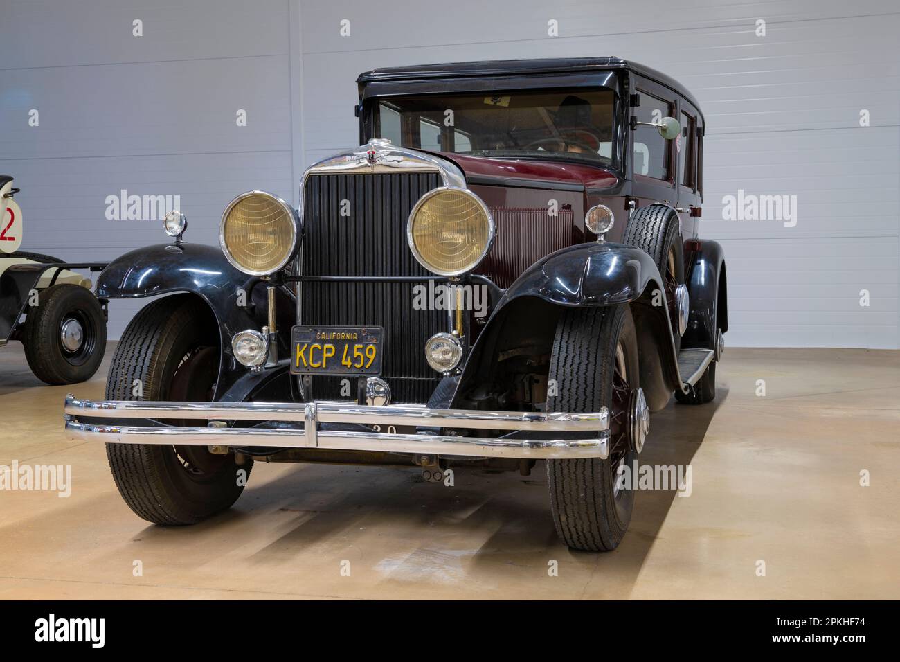 ST. PETERSBURG, RUSSIA MARCH 29, 2023 Replica car of the Bentley 8