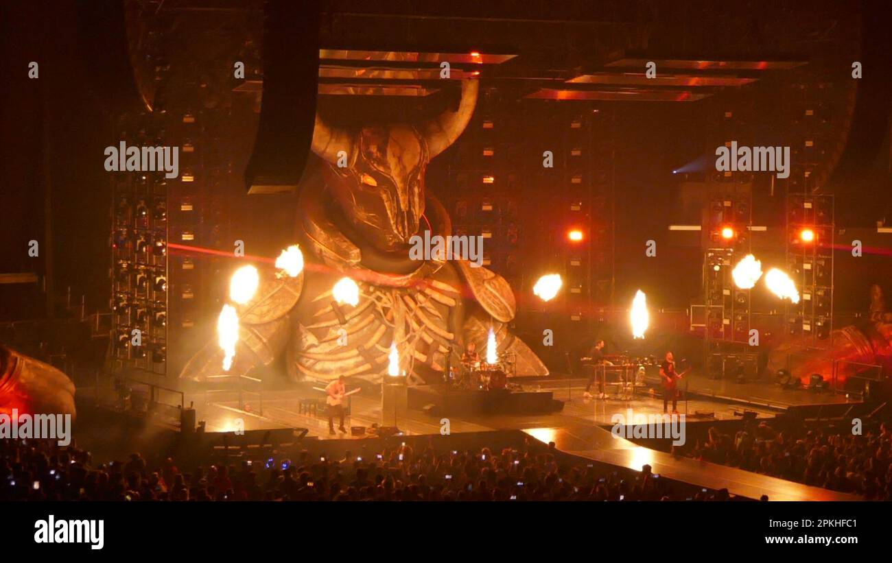 Los Angeles, California, USA 6th April 2023 Muse performs in Concert on