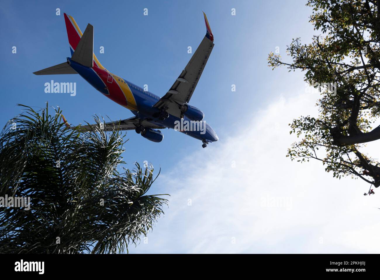 Los Angeles, California, USA. 7th Apr, 2023. A Southwest Boeing 737 NG