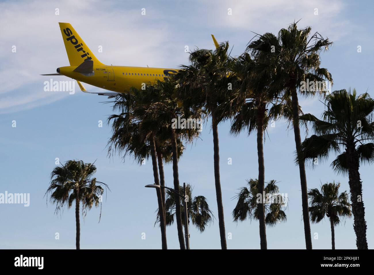 Los Angeles, California, USA. 7th Apr, 2023. A Spirit Airlines Boeing