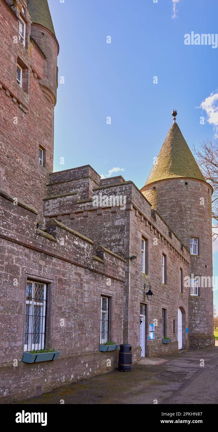 Glamis Castle Stock Photo