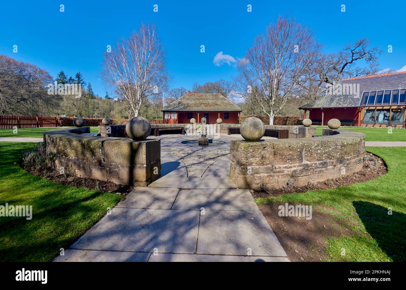 Glamis Castle Stock Photo