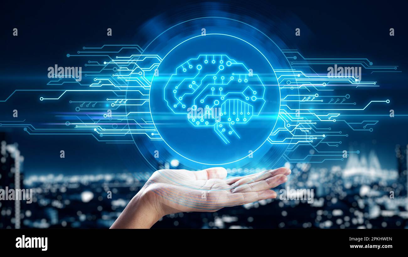 AI Chatbot, Artificial intelligence Technology Concept Stock Photo - Alamy