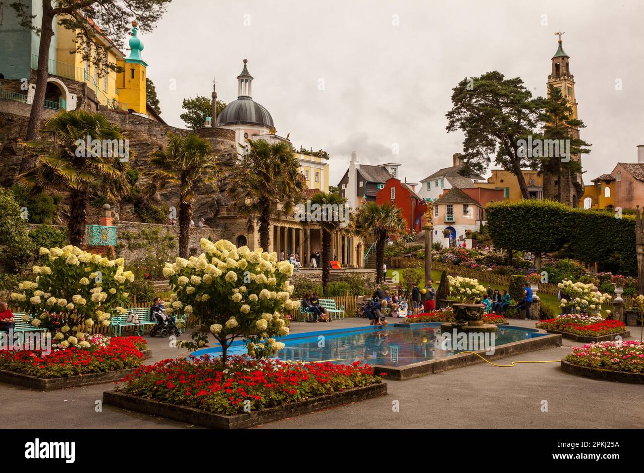 Portmeirion, Wales, Great Britain Stock Photo