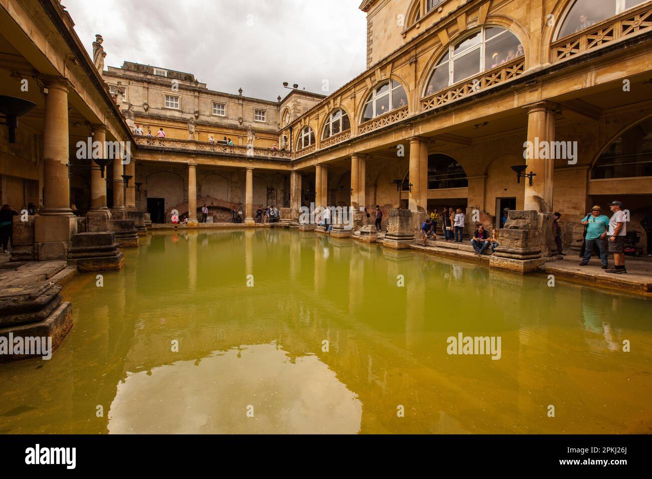 Roman Bath, Bath, UK Stock Photo Alamy