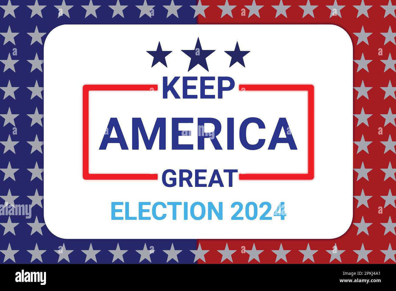 Keep America Great Election 2024. United States of America Presidential