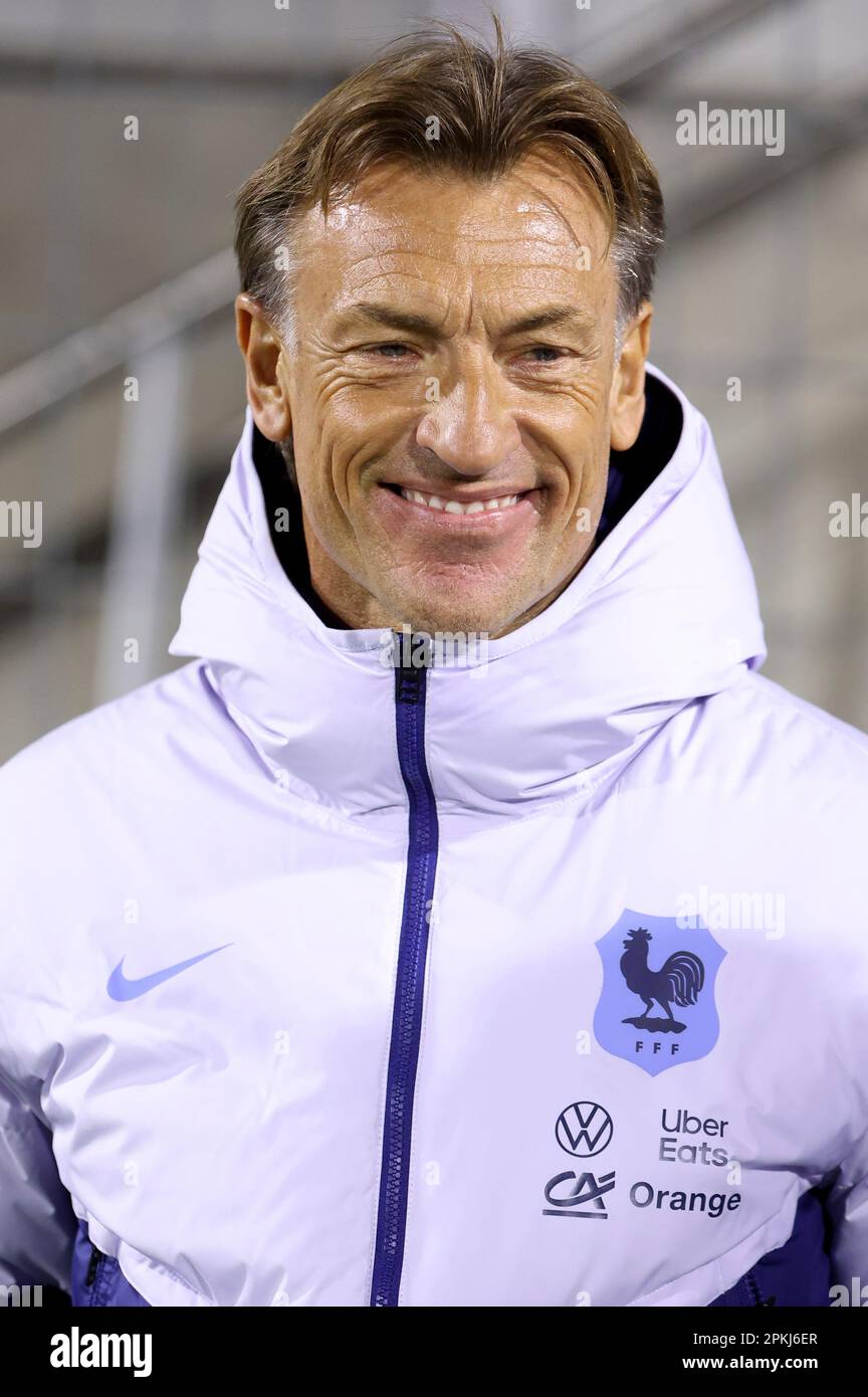 Clermont Ferrand, France. 07th Apr, 2023. Coach of France Herve Renard ...