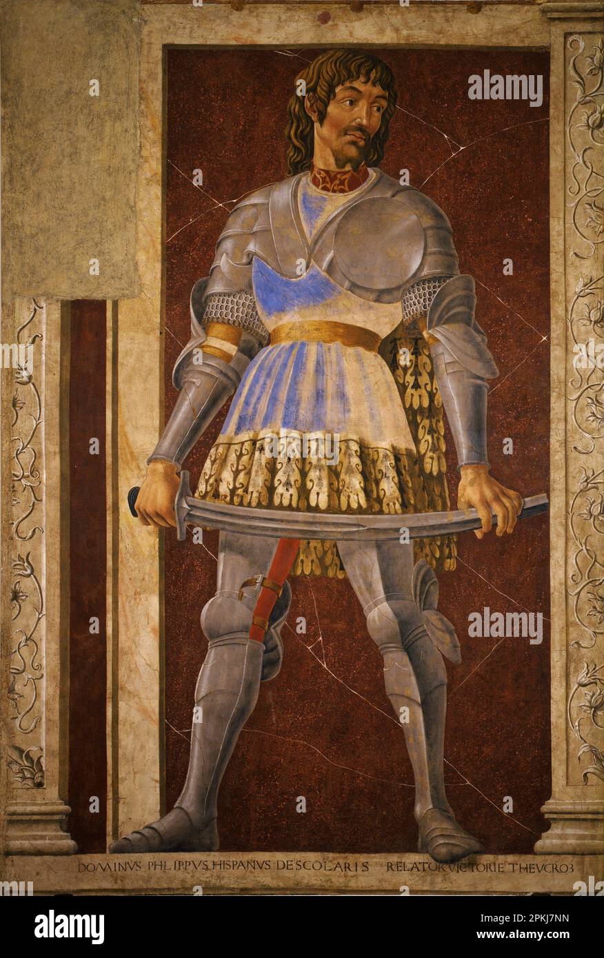 Pippo Spano 1440s   by Andrea del Castagno Stock Photo