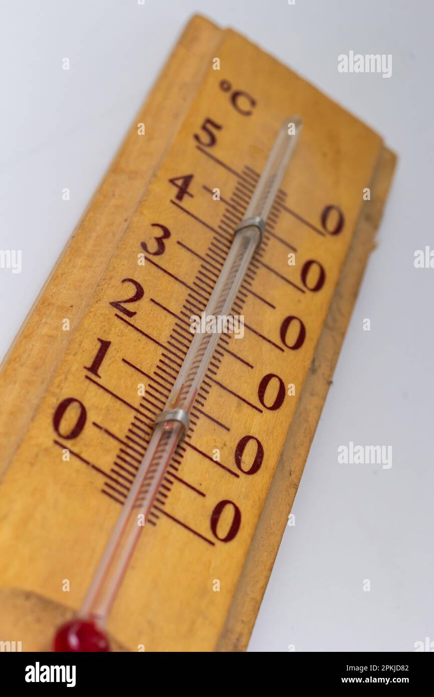 thermometer thermostat instrument to measure air temperature Stock Photo -  Alamy