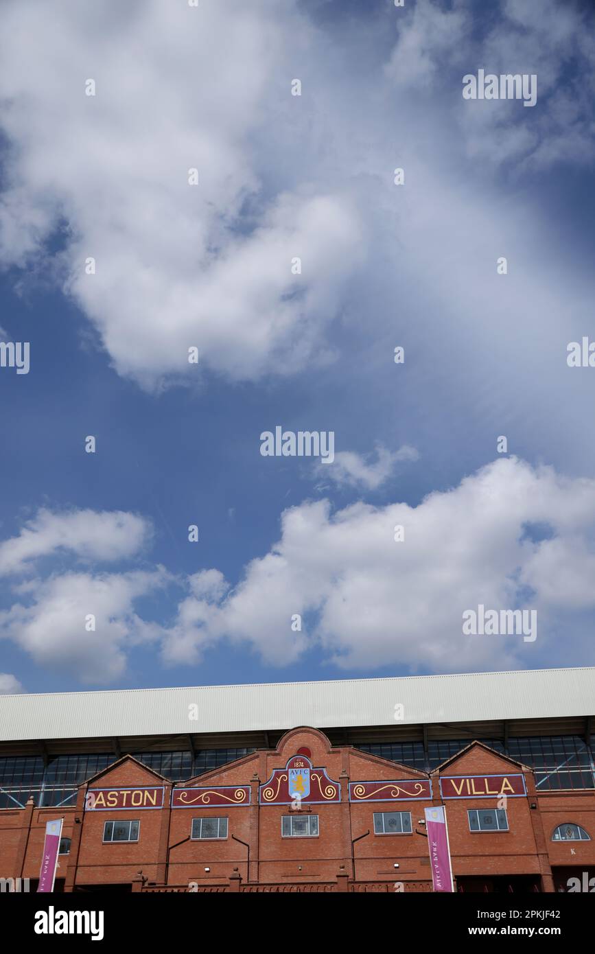 Birmingham, UK. 08th Apr, 2023. The Holte End at Villa Park, Birmingham, UK on 8th April, 2023. Credit: Paul Marriott/Alamy Live News Stock Photo
