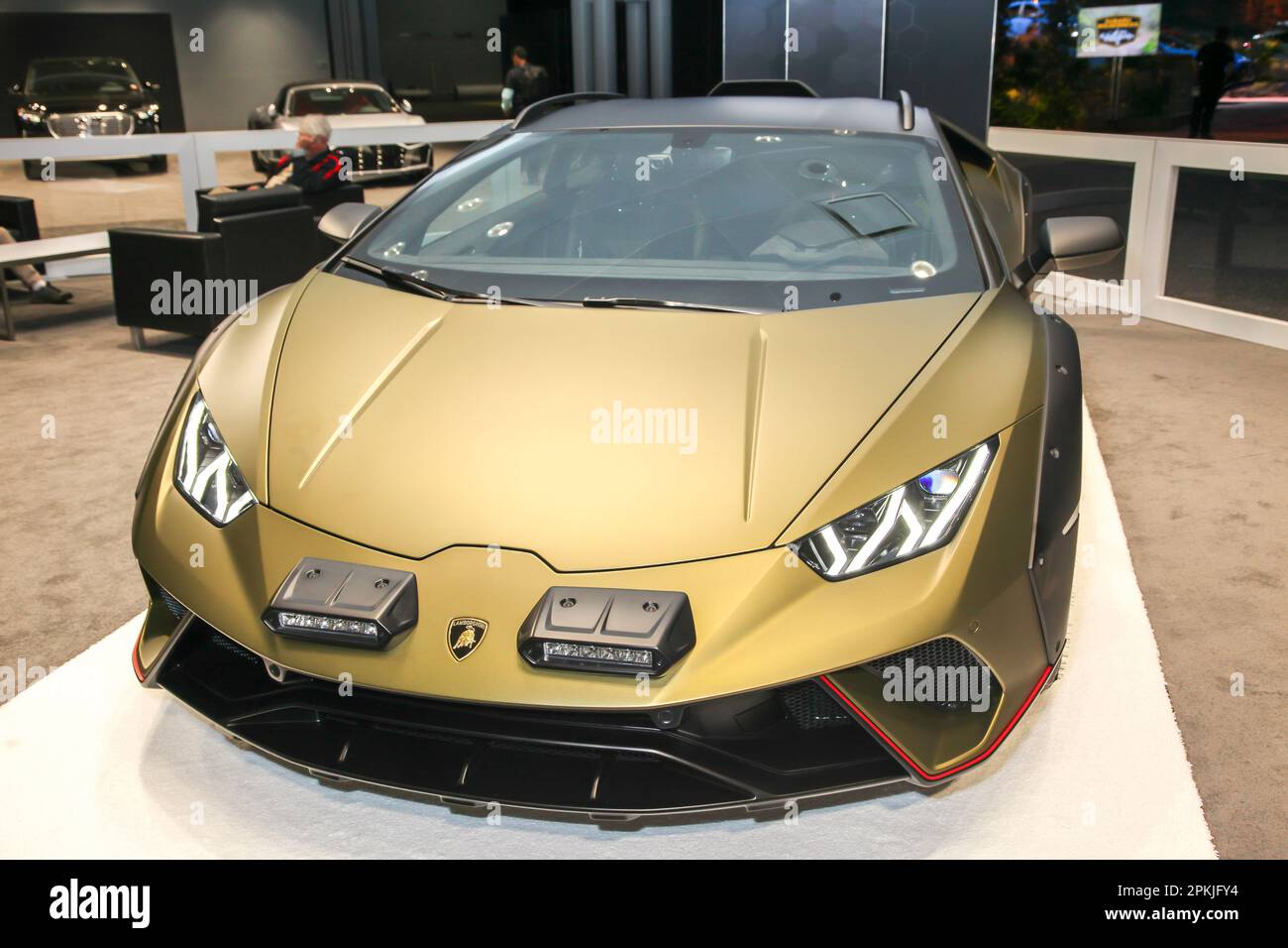 NEW YORK, NY, USA APRIL 5, 2023 Huracán Sterrato showing