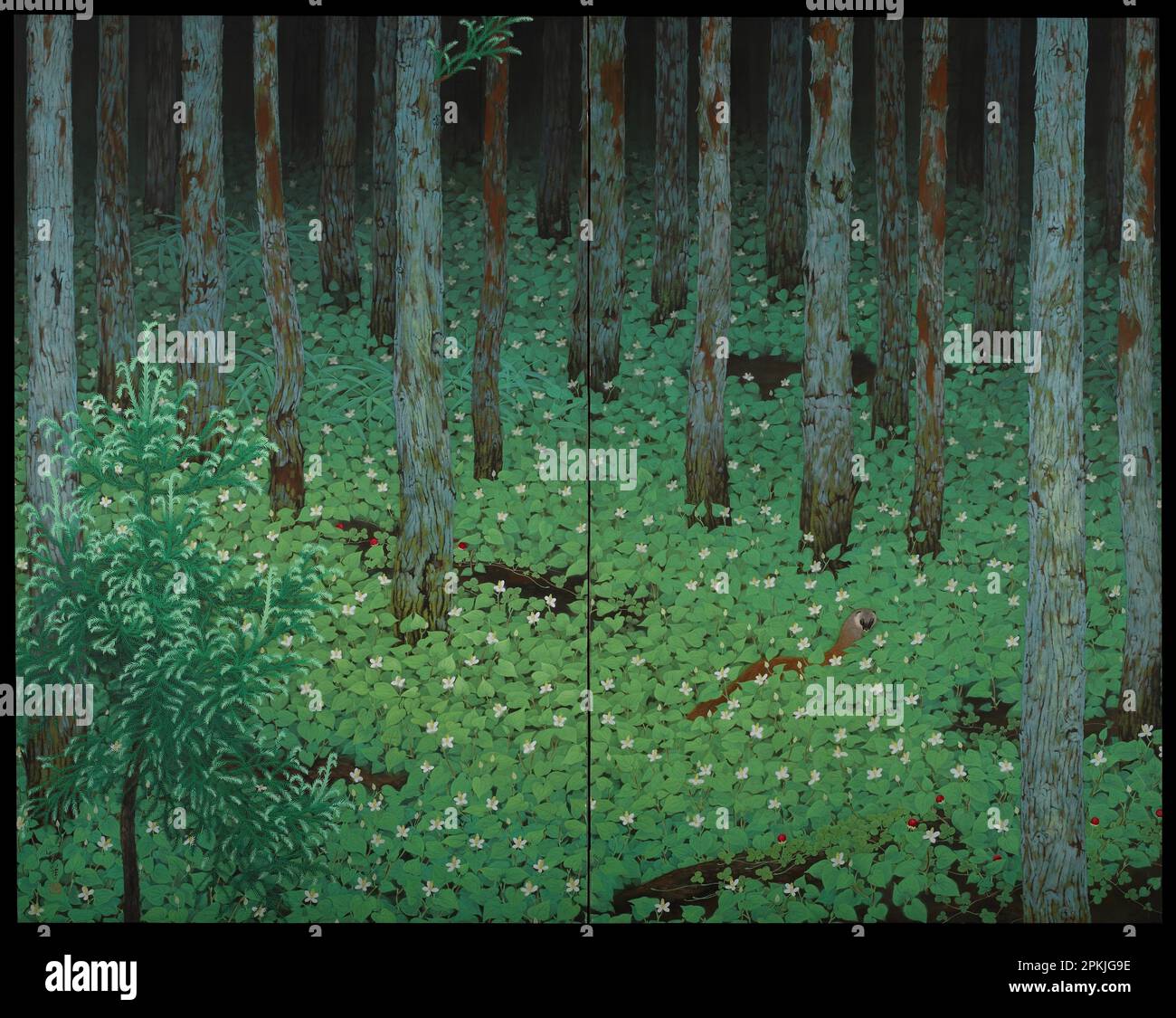 Mori (Forest) 1928 by Katayama Bokuyo Stock Photo Alamy