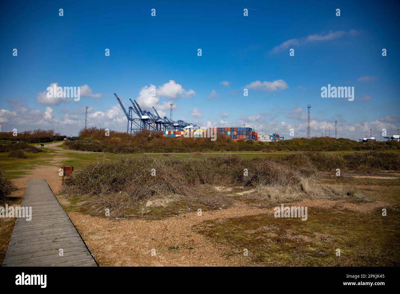 John Bradfield Viewing Point At Port Of Felixstowe HJJPNS