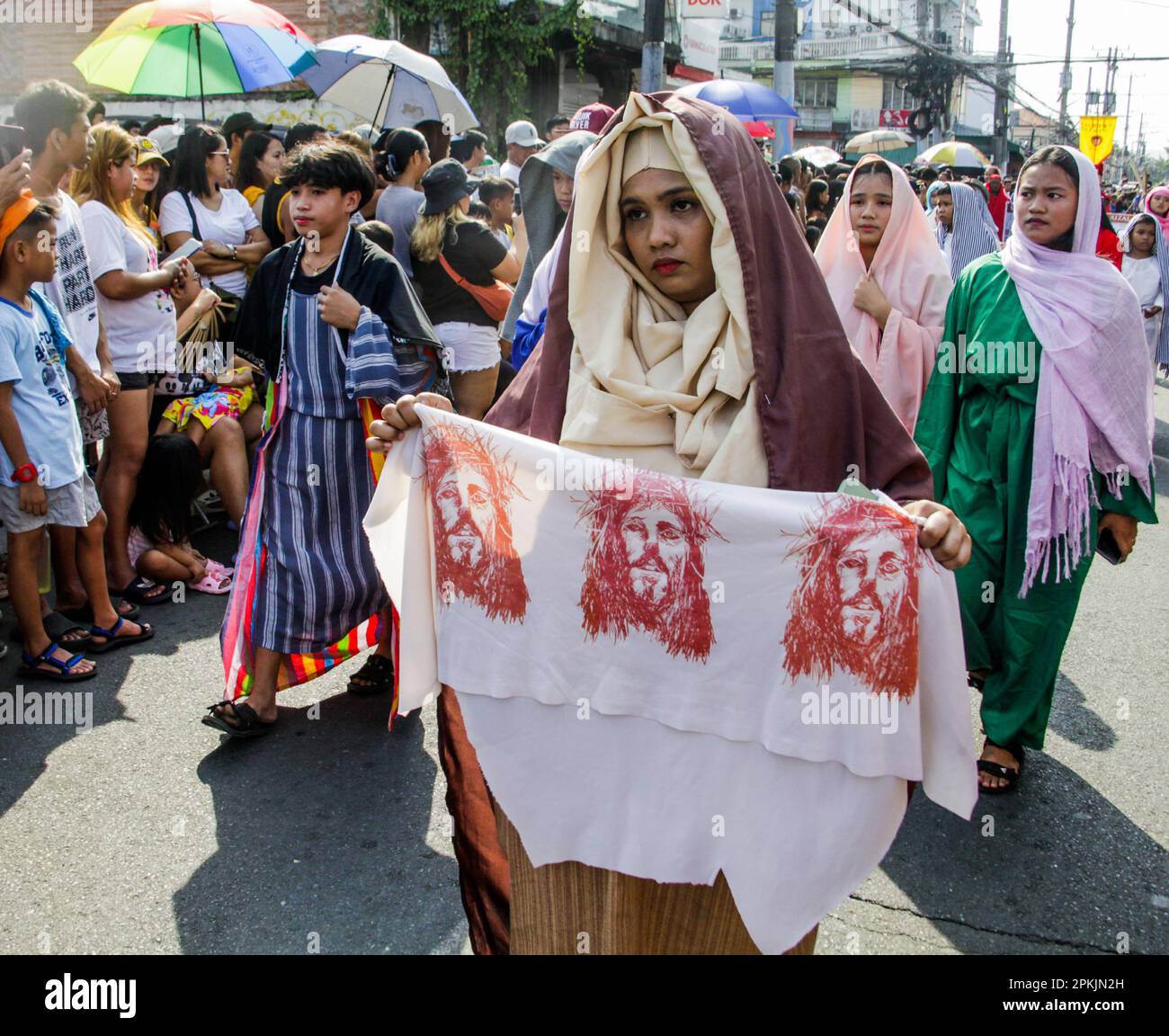 Philippines. 07th Apr, 2023. Lenten Parade is a street event on Good