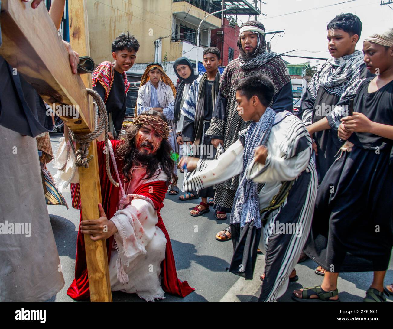 Philippines. 07th Apr, 2023. Lenten Parade is a street event on Good