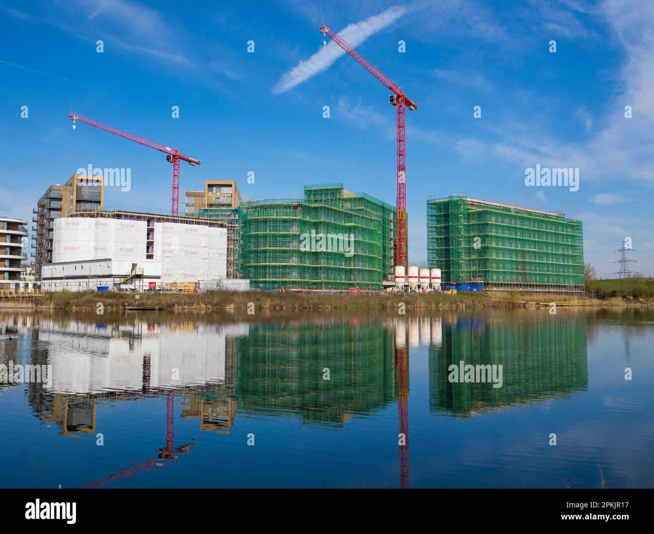 New Housing at Green Park Village, Green Park, Reading, Berkshire