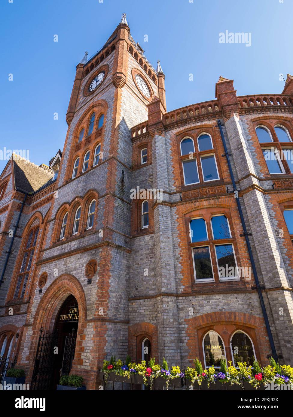 Reading Town Hall, Reading, Berkshire, England, UK, GB. Stock Photo