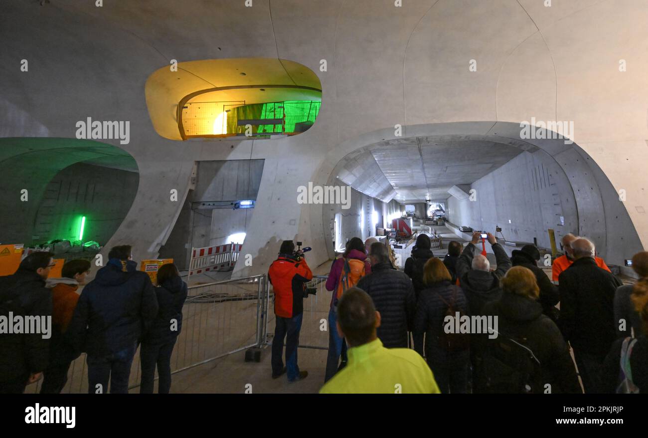 Stuttgart, Germany. 08th Apr, 2023. At the construction site of the new ...