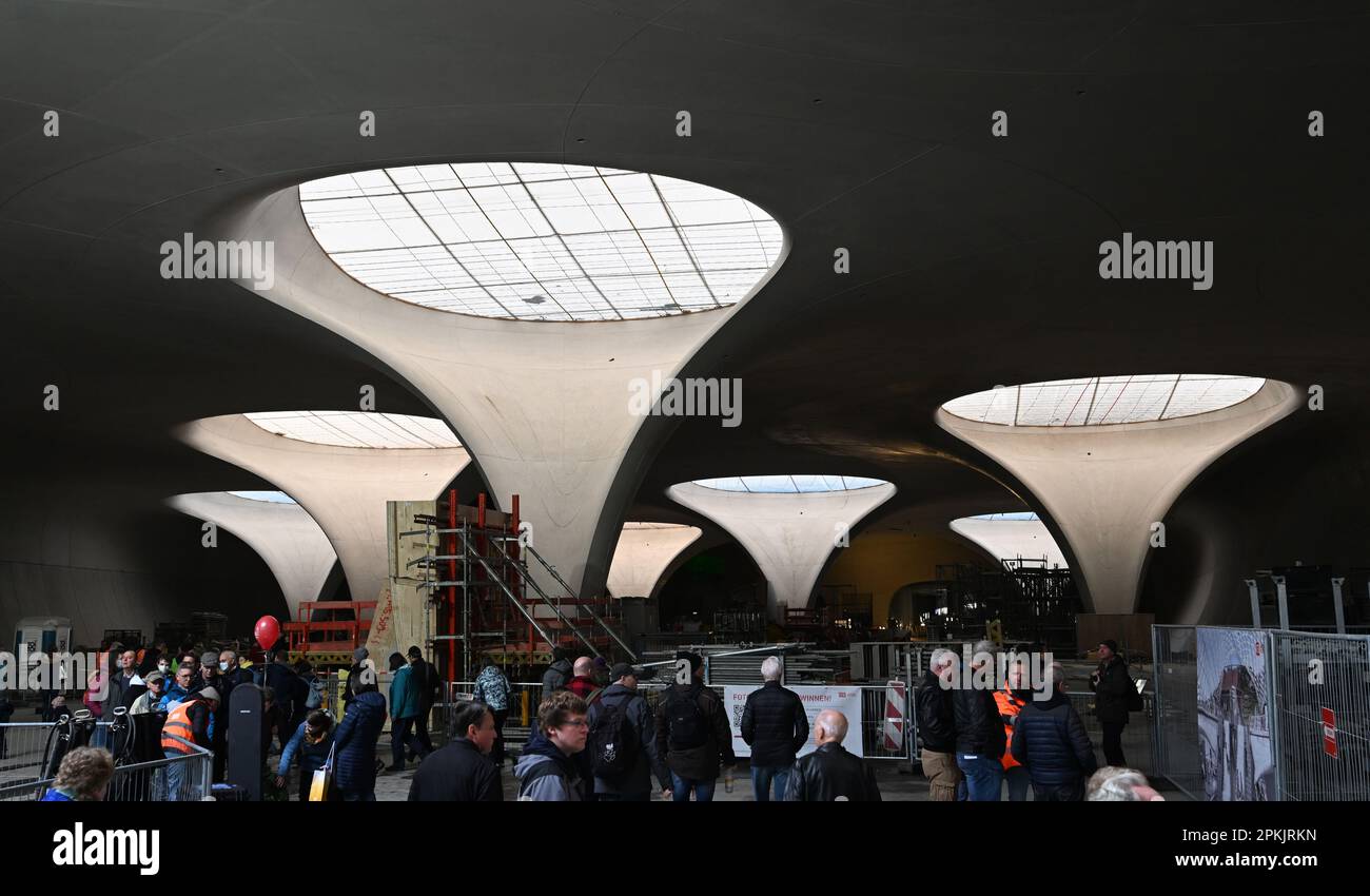 Stuttgart, Germany. 08th Apr, 2023. At the construction site of the new ...