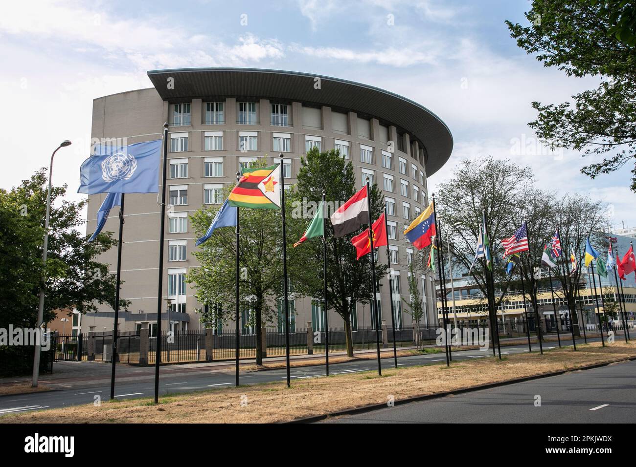 20.07.2018. Den Haag, NL. Exterior view of the Organisation for the Prohibition of Chemical Weapons (OPCW) in The Hague, Netherlands.  Credit: Ant Pal Stock Photo