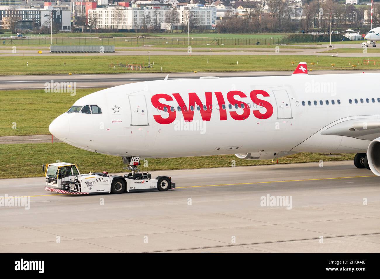 Zurich Switzerland January 2 2023 Swiss International Airlines Airbus A330 343 Aircraft Is 8243