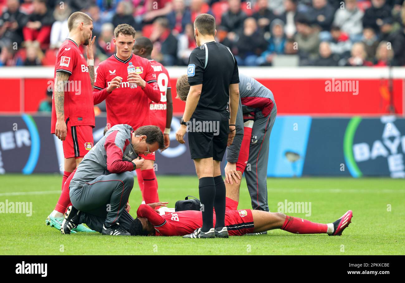 Leverkusen, Deutschland. 08th Apr, 2023. firo 04/08/2023, football