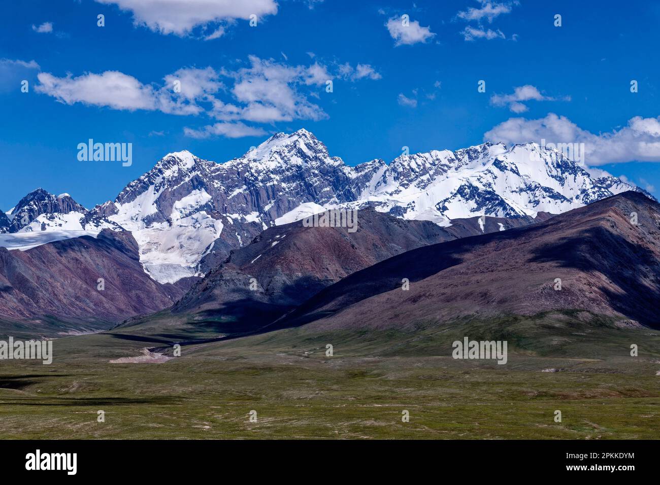 Pik Dankova, Tian Shan mountains at the Chinese border, Naryn province, Kyrgyzstan, Central Asia, Asia Stock Photo