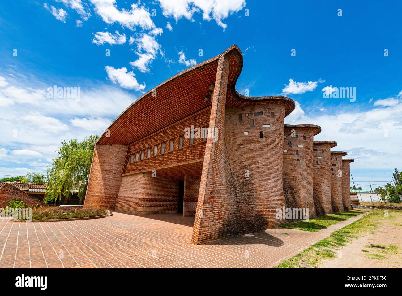Church of Atlantida (Church of Christ the Worker and Our Lady of Lourdes), the work of engineer Eladio Dieste, Canelones department, Uruguay Stock Photo