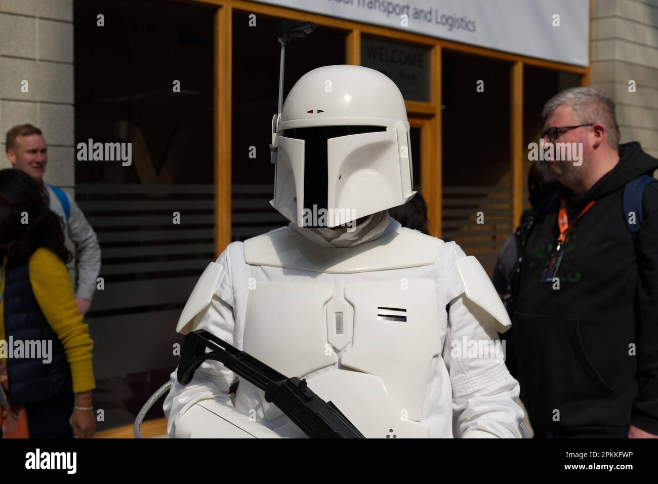 Prototype Boba Fett at the Star Wars Celebration 2023 Excel, London Stock Photo Alamy