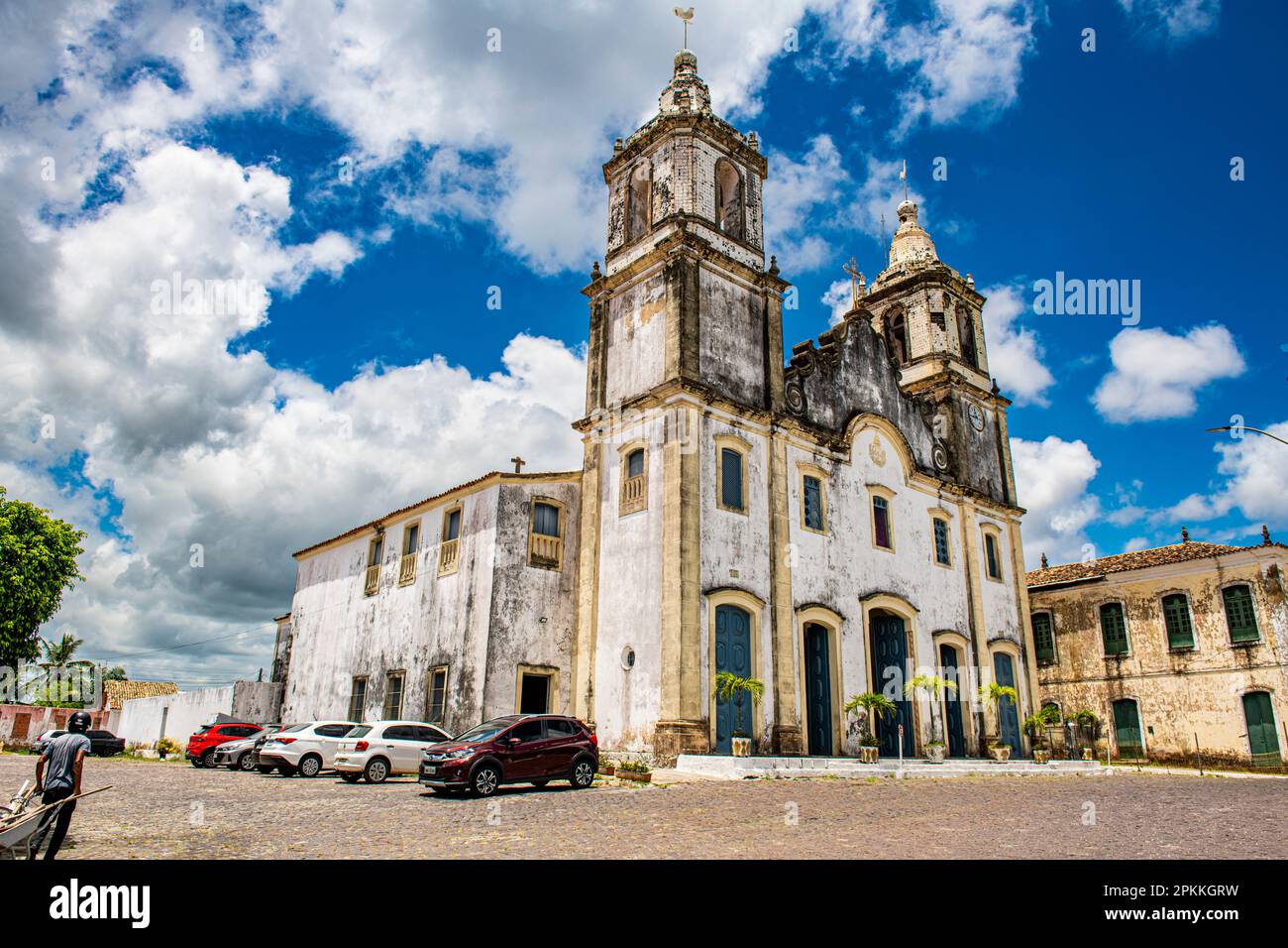 Church of Our Lady of Victory, UNESCO World Heritage Site, Sao Cristovao, Sergipe, Brazil, South America Stock Photo