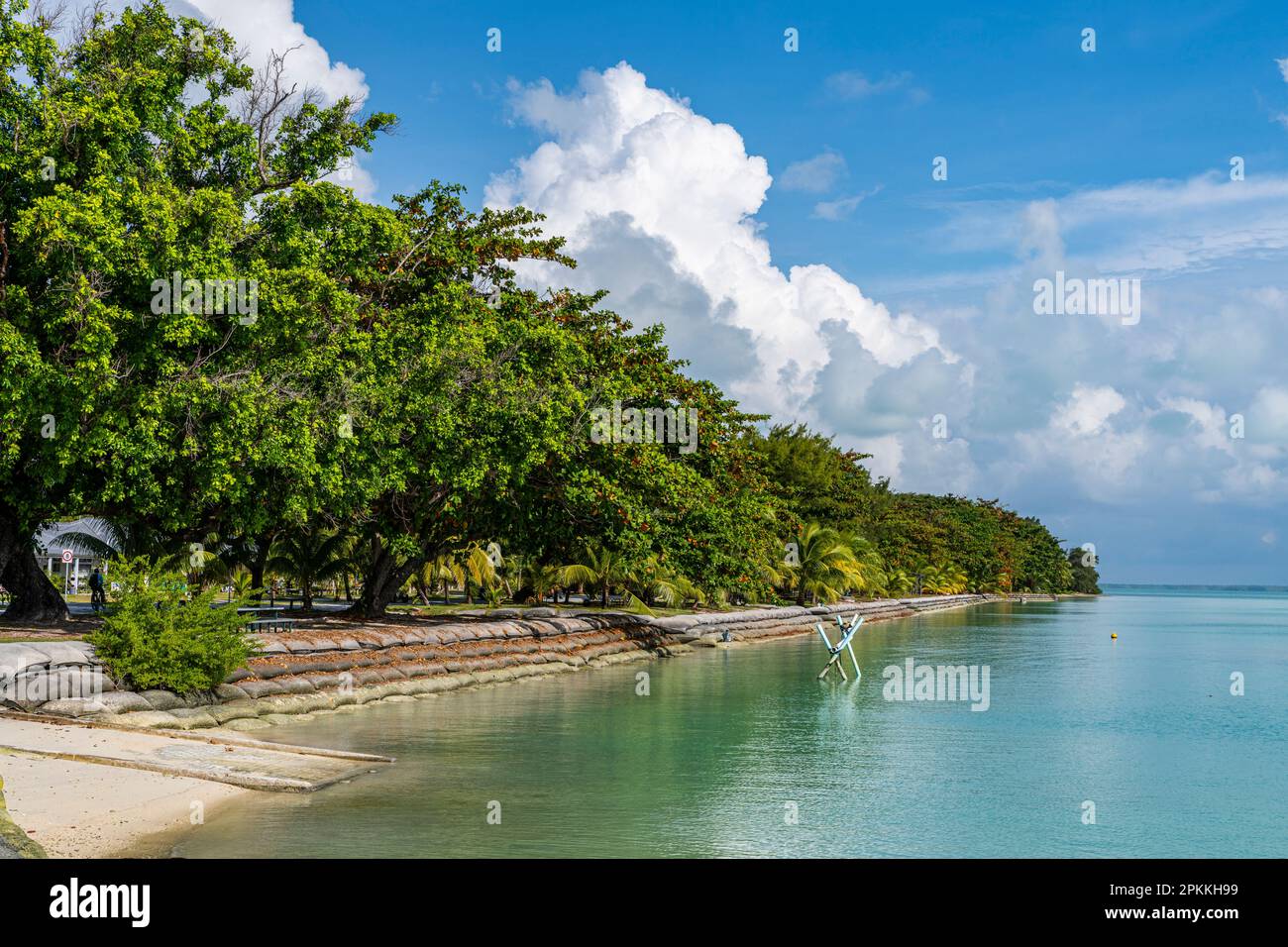 Home Island, Cocos (Keeling) Islands, Australian Indian Ocean Territory, Australia, Indian Ocean Stock Photo