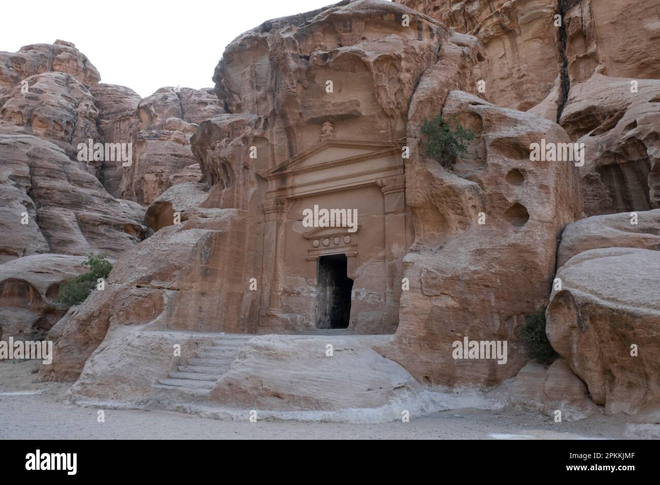 Al Beidha (Siq al-Barid) archaeological site in Little Petra, UNESCO World Heritage Site, Jordan, Middle East Stock Photo