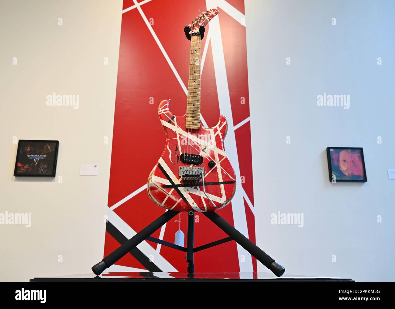 Photo by NDZ/STAR MAX/IPx 2023 4/7/23 Eddie Van Halen "Hot for Teacher" stage used and filmed