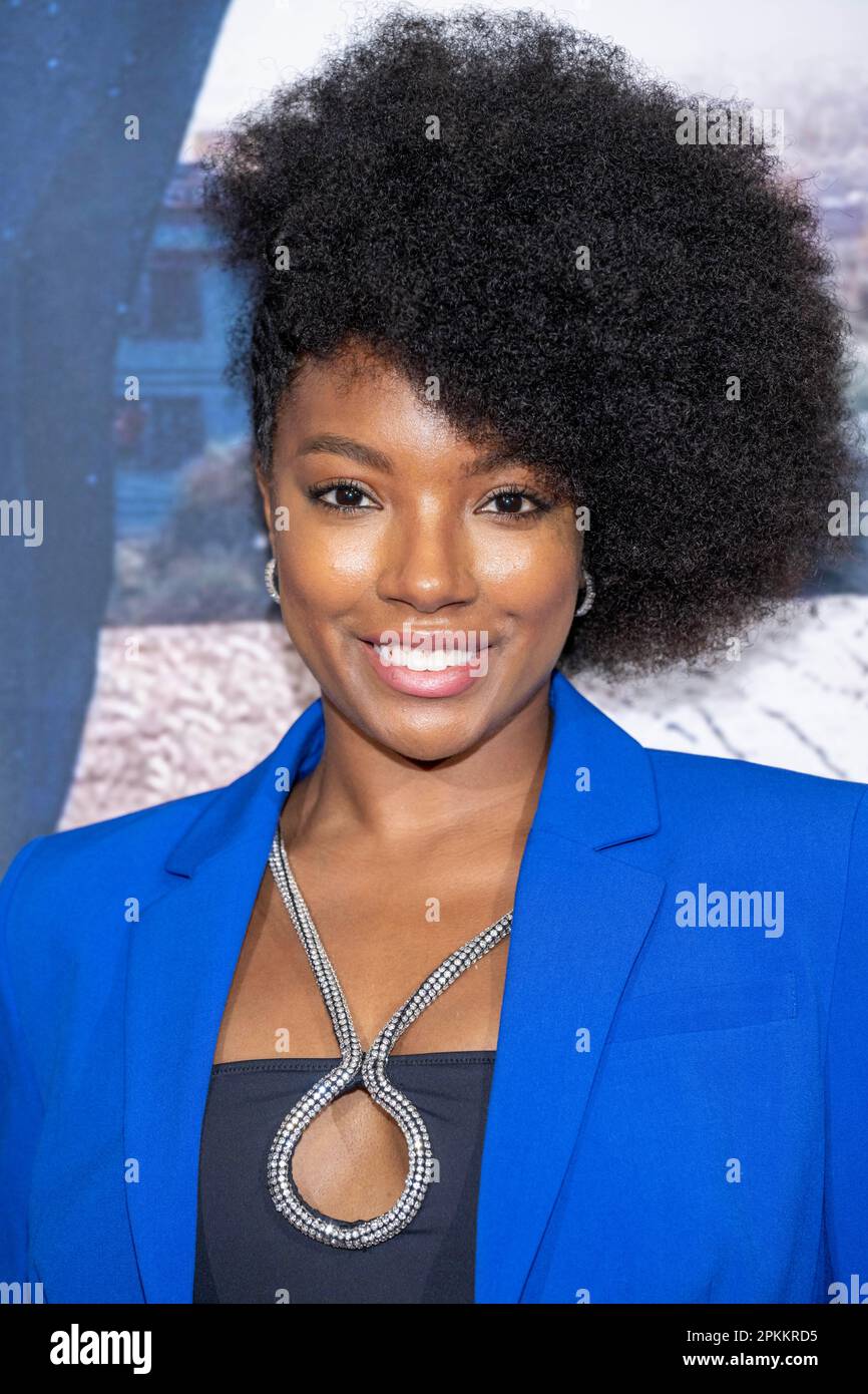 Actress/Model Nichole Taylor attends Los Angeles Premiere of "Kanaani