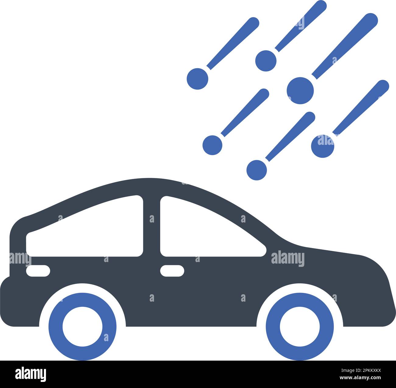 Hail Damage Icon Stock Vector Image & Art Alamy