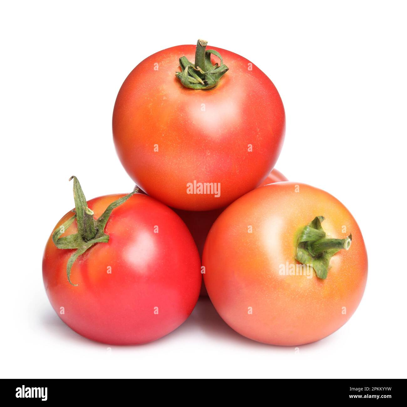 Delicious fresh ripe tomatoes on white background Stock Photo - Alamy