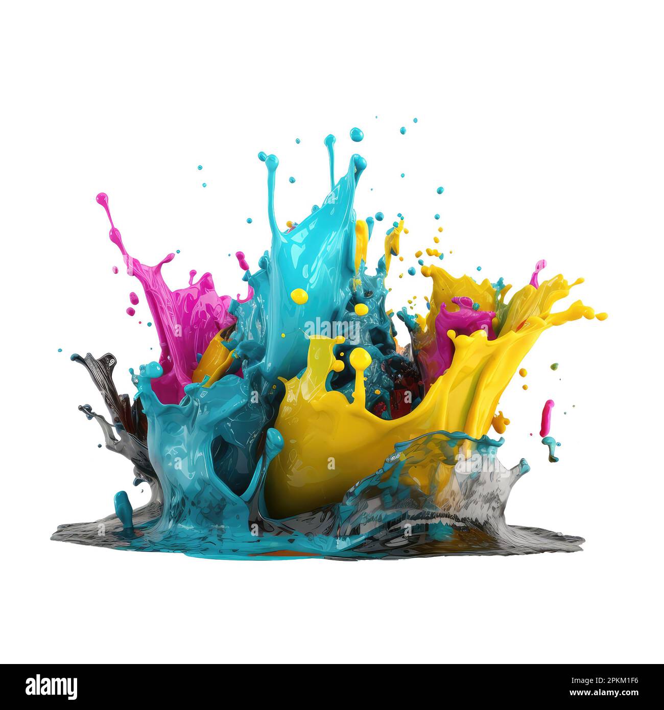 Cyan magenta yellow black Cut Out Stock Images & Pictures - Alamy