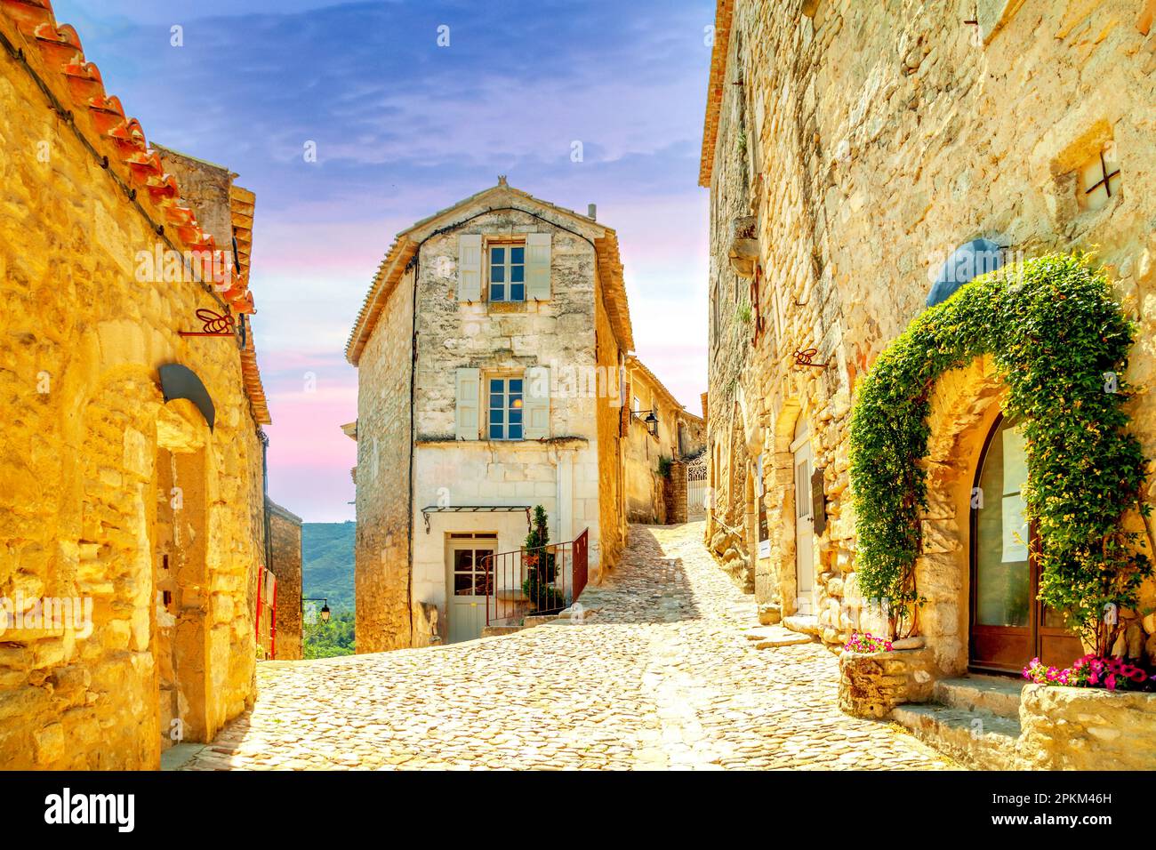 Lacoste, Provence, France Stock Photo - Alamy