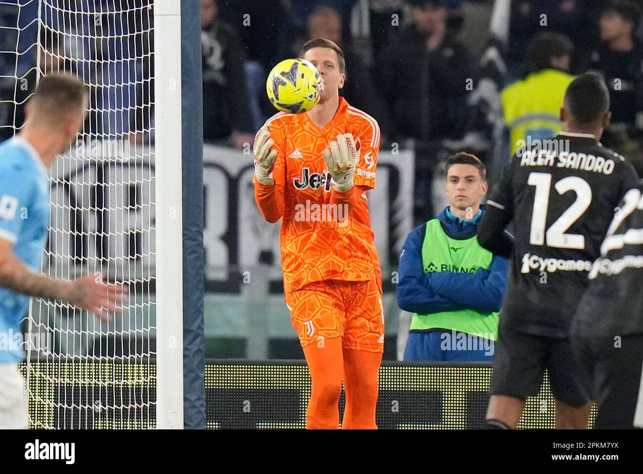 Juventus' Goalkeeper Wojciech Szczesny Makes A Save During The Italian ...