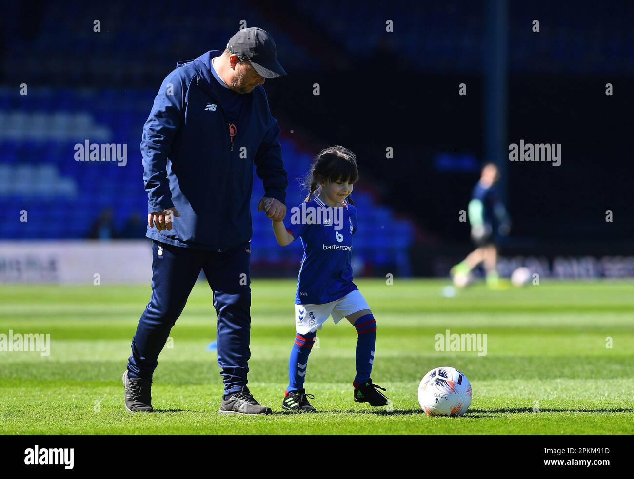 during the Vanarama National League match between Oldham Athletic and  Altrincham at Boundary Park, Oldham on Friday 7th April 2023. (Photo: Eddie  Garvey