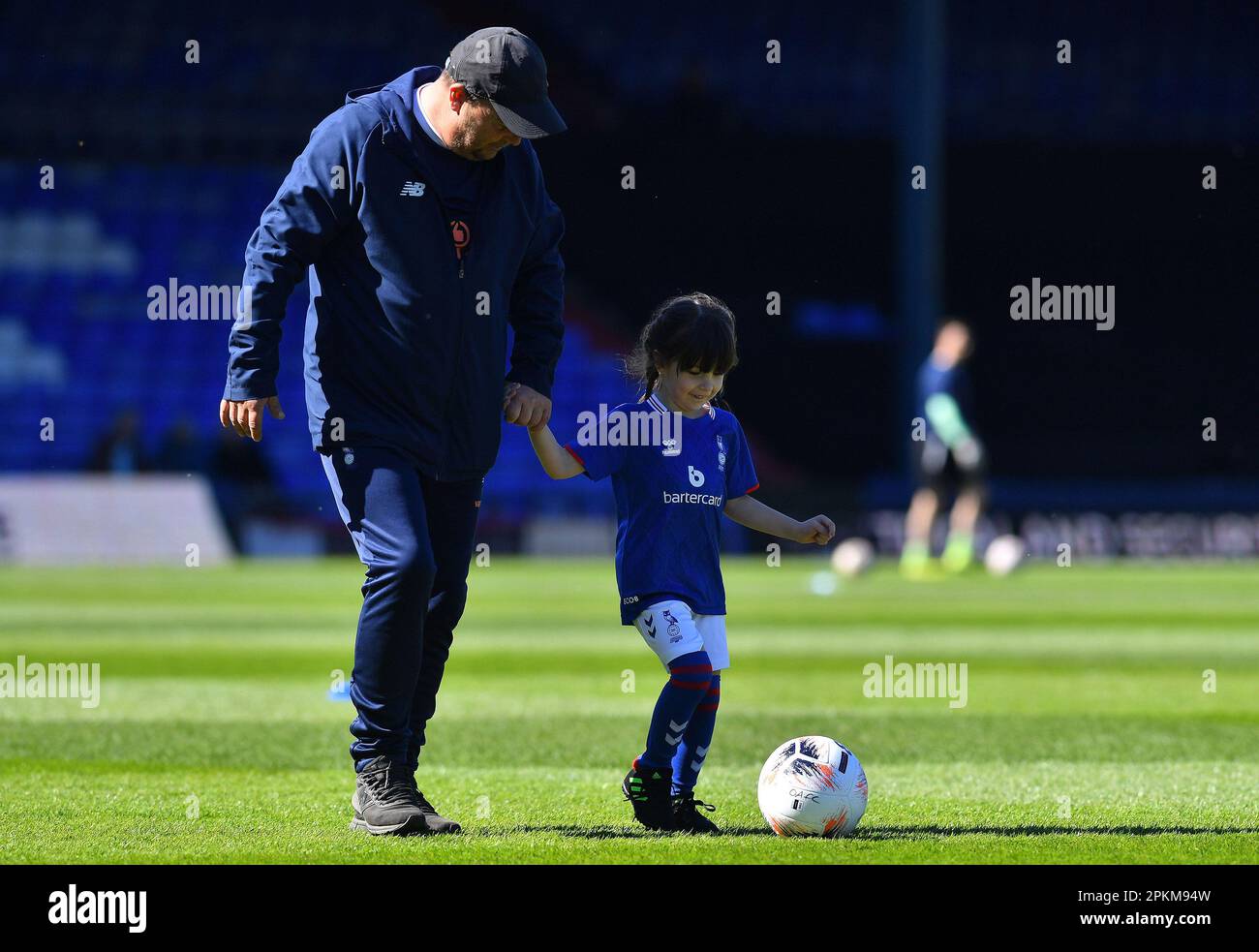 during the Vanarama National League match between Oldham Athletic and  Altrincham at Boundary Park, Oldham on Friday 7th April 2023. (Photo: Eddie  Garvey