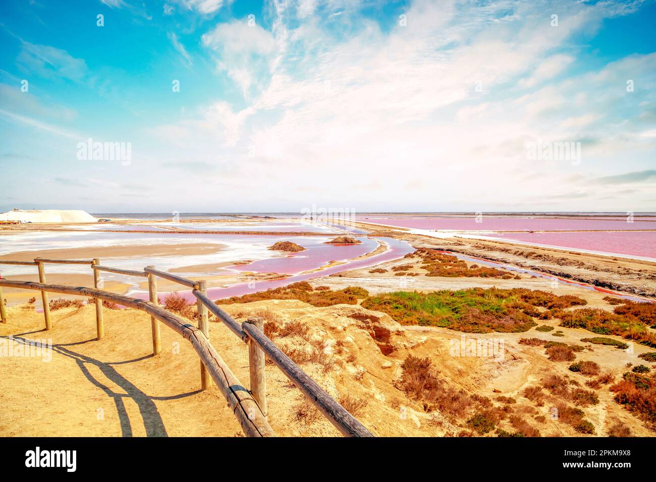 Salt Production Aigues Mortes France Stock Photo Alamy