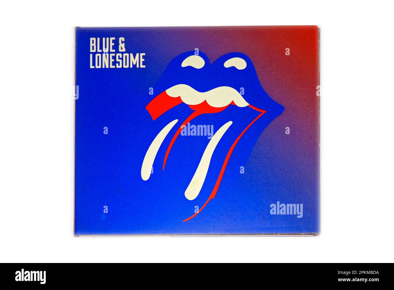 Blue & Lonesome - Rolling Stones card Music CD cover. cym Stock Photo